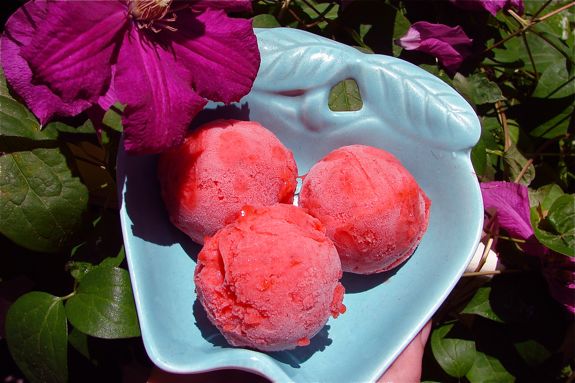 Post image for Summer Strawberry Sorbet ~ YOUR WAY #BakeTogether